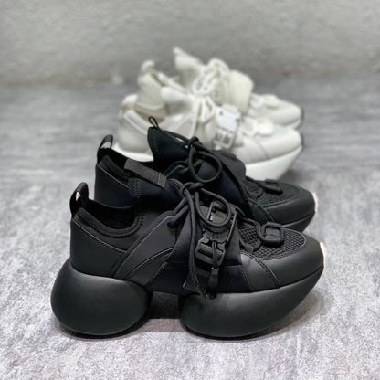 Ins Summer Breathable Mesh Leather Casual Sneakers For Women Ooho