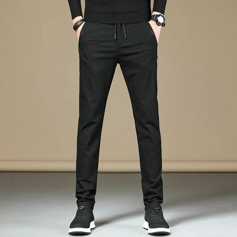 Casual pants men trendy wild youth casual pants Ooho