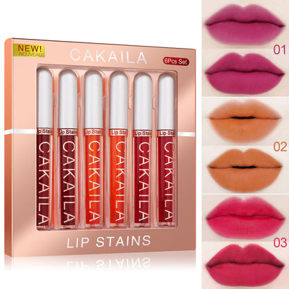 Fashion Women Multicolor Lipstick Water Set Ooho