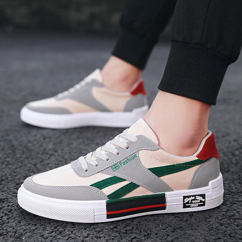Four seasons canvas low-top sneakers Ooho