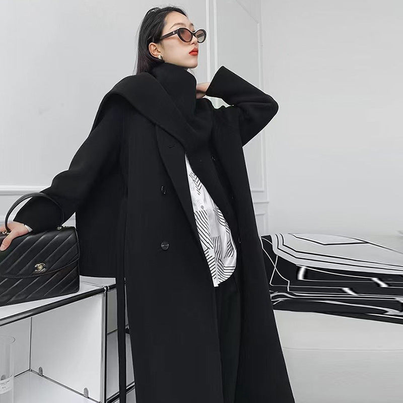 Handmade Reversible Cashmere Coat for Women - Luxurious & Stylish Outerwear Ooho