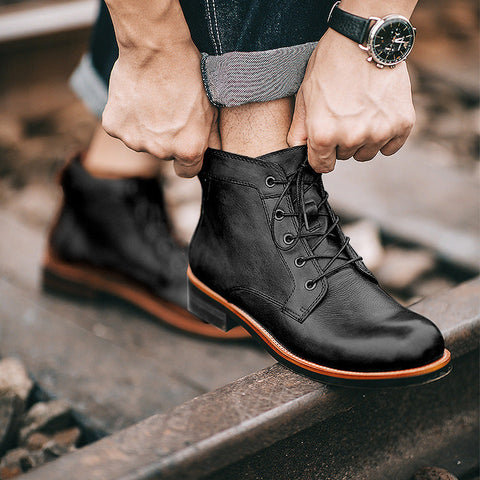 Ami Khaki Style Martin Boots Men Ooho