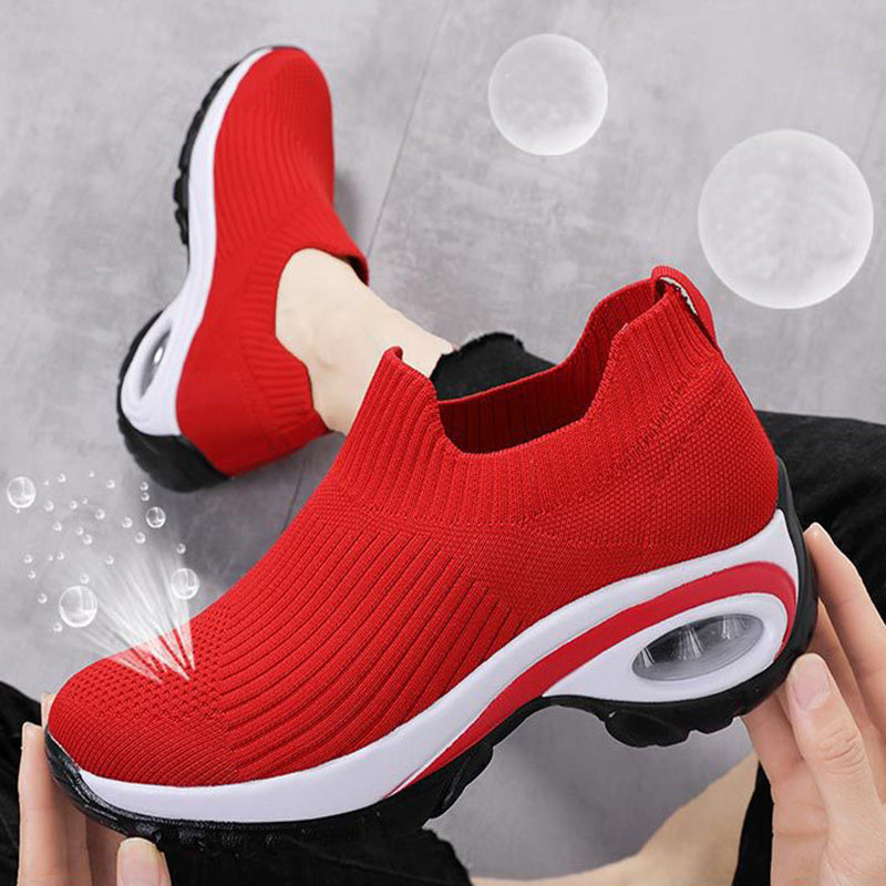 Sneakers Women Air Cushion Mesh Breathable Running Sports Shoes Ooho