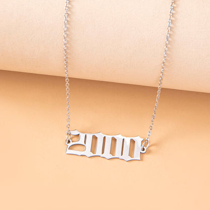 Year Number Necklaces For Women Birthday Date Gifts Ooho