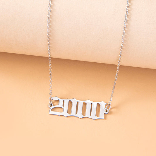 Year Number Necklaces For Women Birthday Date Gifts Ooho