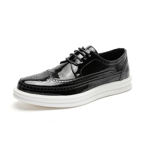 Mens Business Casual Korean Style Trendy British Mens Shoes Ooho
