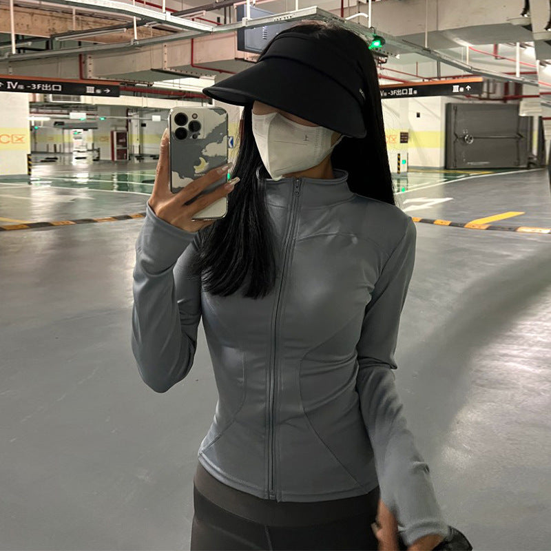 Women’s Summer Sun Protection Yoga Jacket – Lightweight Sports Coat for Outdoor Fitness Ooho