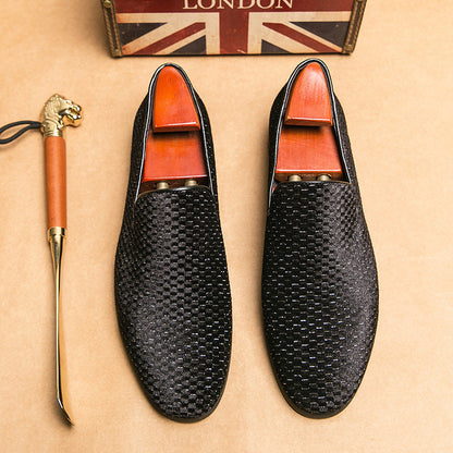 Trendy Casual Driving Leather Shoes For Men Ooho