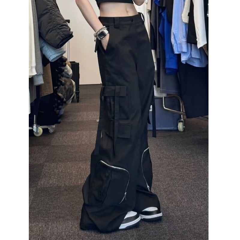 Women’s American-Style Black Casual Pants | Professional Working Wear Trousers for Comfort & Style Ooho