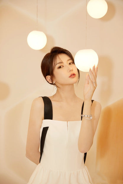 Mini French Dress Midi Party White Dress Ooho