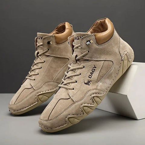 Male Ram Shoes High Cotton-padded Shoes Casual Fleece-lined Ooho 