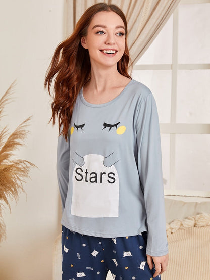 Womens Pajama Sets Women Casual Cute Sleepwear Ooho