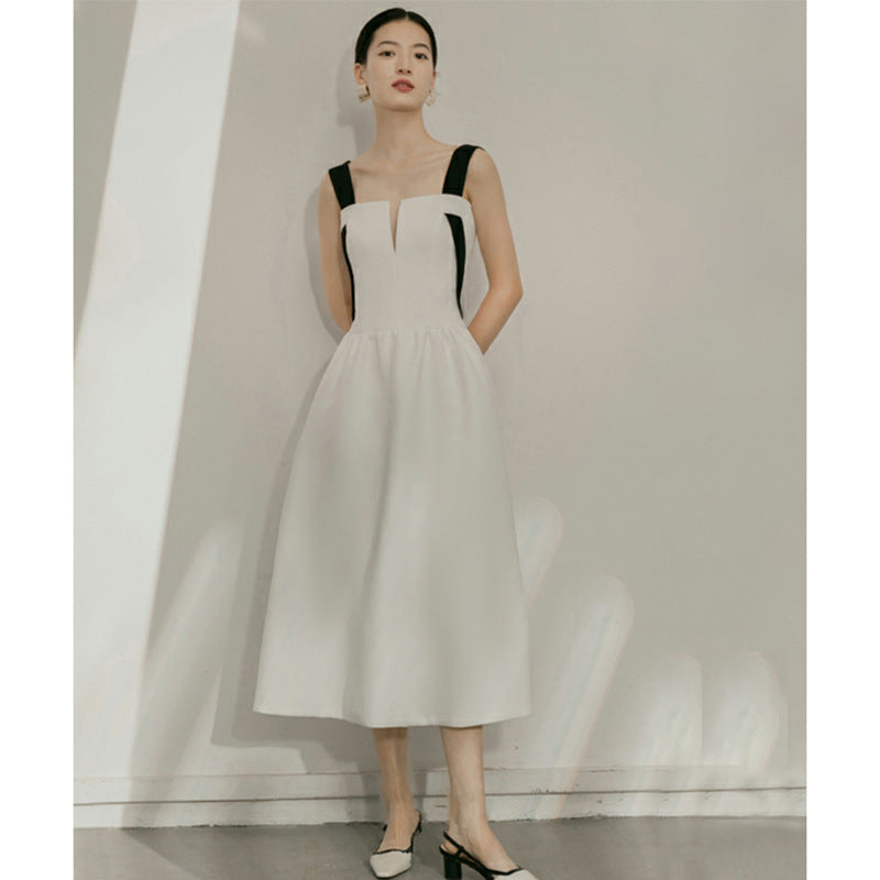 Mini French Dress Midi Party White Dress Ooho