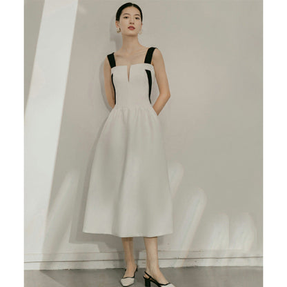 Mini French Dress Midi Party White Dress Ooho