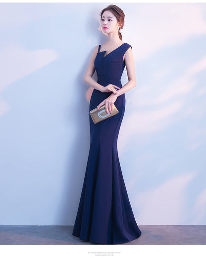 Elegant Fishtail A-Line Dress for Women | Slim Fit Flared Hem Dress Ooho