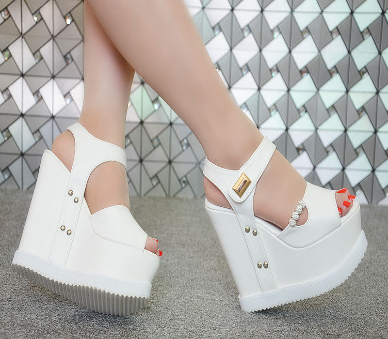 Platform Wedge Sandals Ooho
