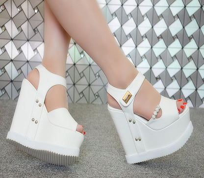 Platform Wedge Sandals Ooho