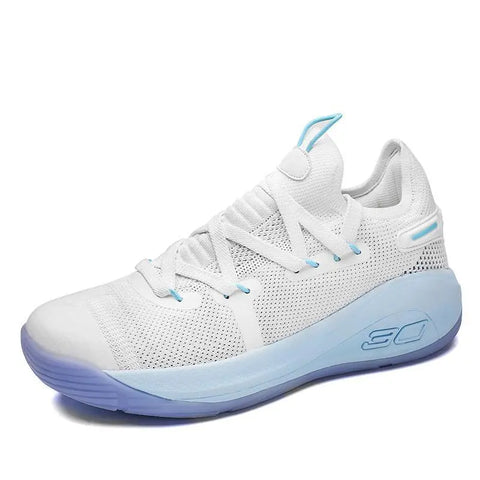 Low Top Basketball Shoes Men And Women Lightweight Shock Absorption Soft Bottom Ooho 