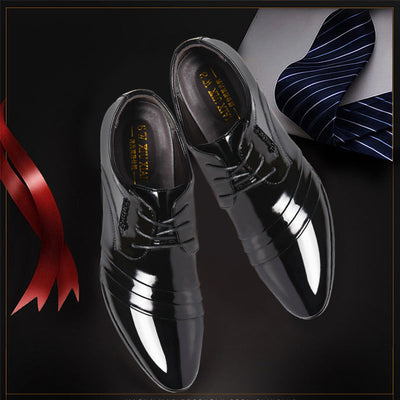 Men's casual business formal leather shoes Ooho