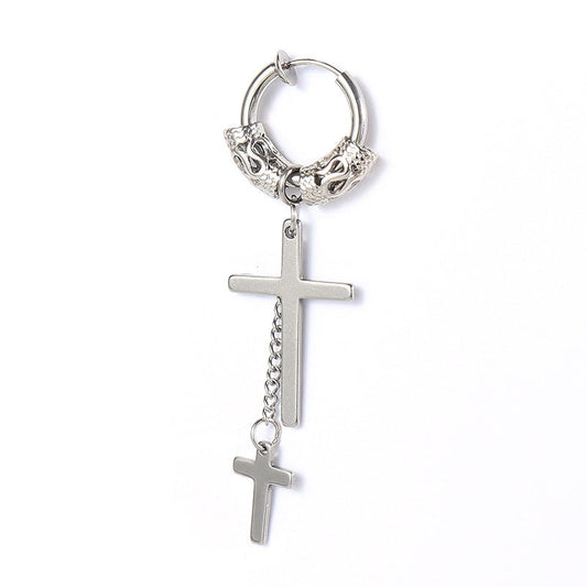 Trendy male earrings dark street earrings Ooho