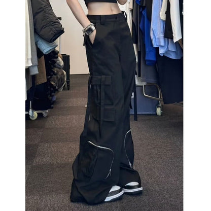 Women’s American-Style Black Casual Pants | Professional Working Wear Trousers for Comfort & Style Ooho