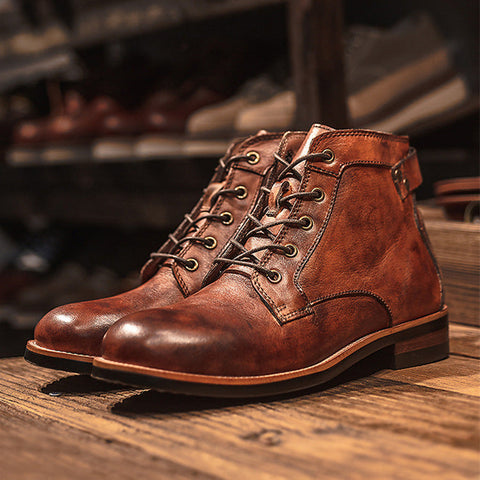 Ami Khaki Style Martin Boots Men Ooho