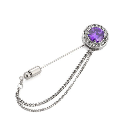 Men's Classy Noble Jewelry Brooches Men&Women Suit Shawl Lapel Pins Corsage Hat Shirt Collar Breastpin Party Daily Accessory Ooho