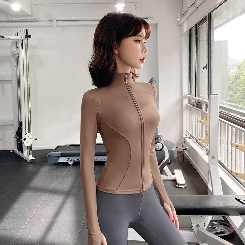 Women’s Summer Sun Protection Yoga Jacket – Lightweight Sports Coat for Outdoor Fitness Ooho