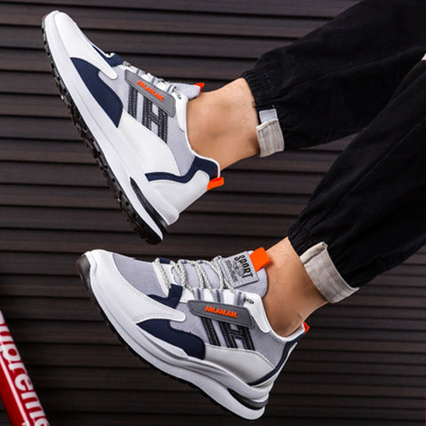 Men Sneakers White Sports Shoes Running Walking Ooho