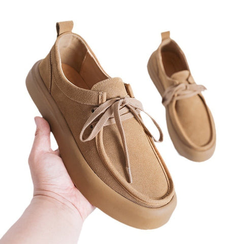 Fashion Suede Casual Low-top Sneakers Ooho