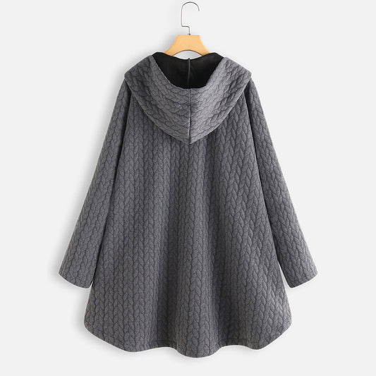"Women’s Cotton Winter Jacket – Long Warm Parka for Cold Weather
