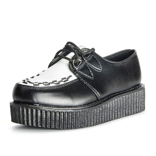 Fujin Brand Star Leather autumn Creepers loafers plus size 35-41 women Shoes ladies platform shoes Women Flats Female Ooho