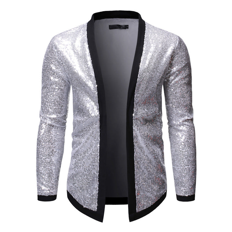Men's Fashion Casual Performance Party Cardigan Jacket Ooho