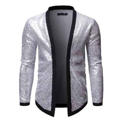 Men's Fashion Casual Performance Party Cardigan Jacket Ooho