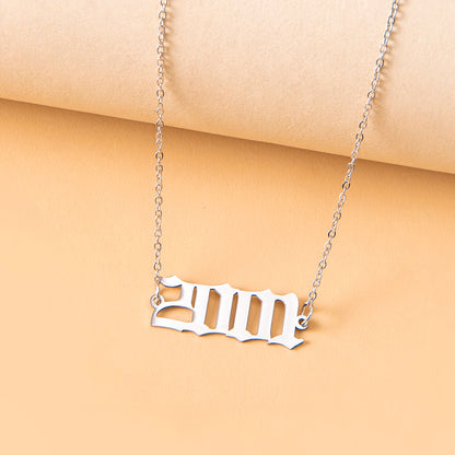 Year Number Necklaces For Women Birthday Date Gifts Ooho
