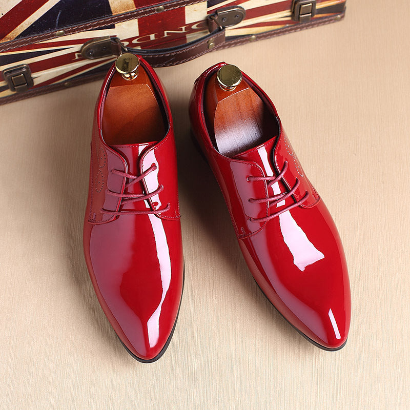 Men Leather Shoes Men Business Casual Dress Shoes Business Casual Leather Shoes Slip-on Black Driving Shoe For Men Ooho