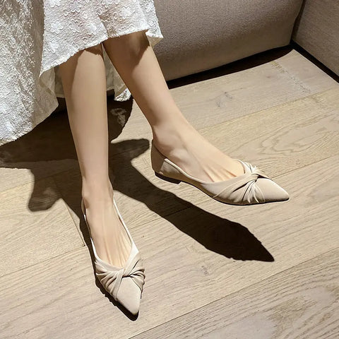 Fashion Pointed Flat Pumps Women Ooho
