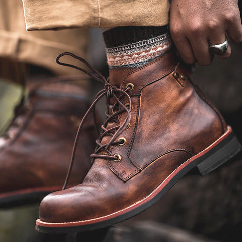 Ami Khaki Style Martin Boots Men Ooho