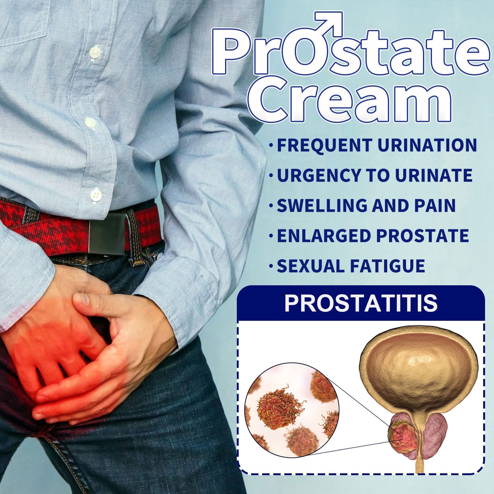 Prostate Discomfort Strengthening Kidney Body Care Men Care Cream Ooho