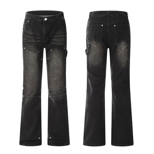 Women’s Washed High Street Vintage Skinny Jeans | Trendy Slim Fit Denim Pants Ooho