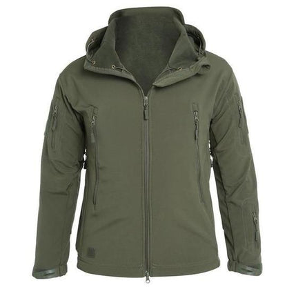 Soft Shell Jacket Men Windproof Hooded Jacket Ooho