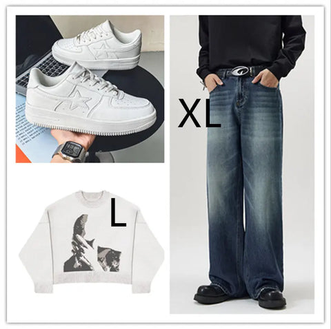 Thick Soled White Casual Sneakers For Men Ooho 