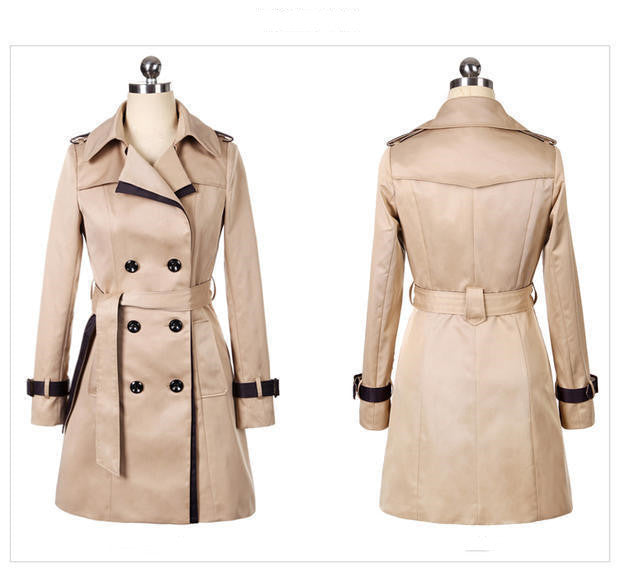 Ladies Autumn Trench Coat for Women | Stylish Winter Long Coat | Elegant Women's Outerwear for Fall & Winter Ooho