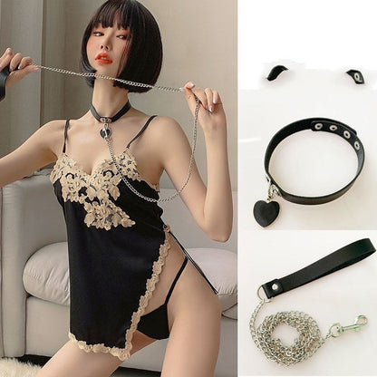 Sexy lingerie sexy pajamas uniform set Ooho