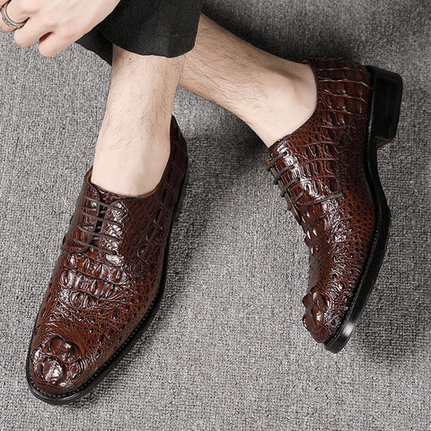 Handmade Men's Shoes Comfortable Business Formal Leather Ooho