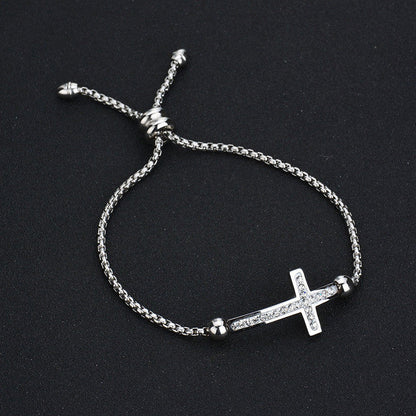 Micro Rhinestone Adjustable Bracelet For Women Ooho