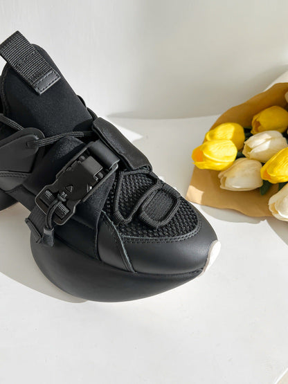Ins Summer Breathable Mesh Leather Casual Sneakers For Women Ooho