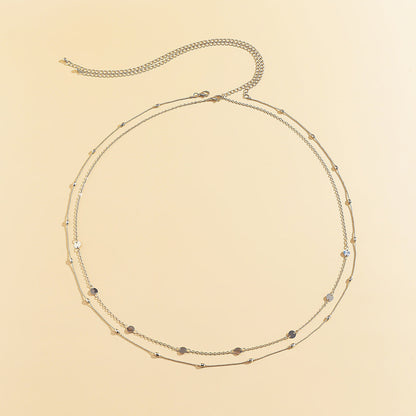 Belly Chain Sexy Body Coin Waist Female Suit For Women Snake Bone Double Layers Jewelry Decor Bra Bikini Beach Harness Jewelry Ooho