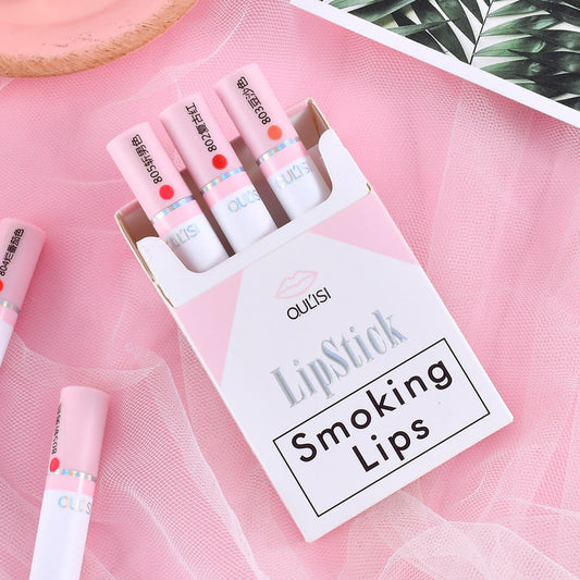 3-piece Smoke Tube Lipstick Kit Women Ooho