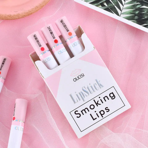 3-piece Smoke Tube Lipstick Kit Women Ooho